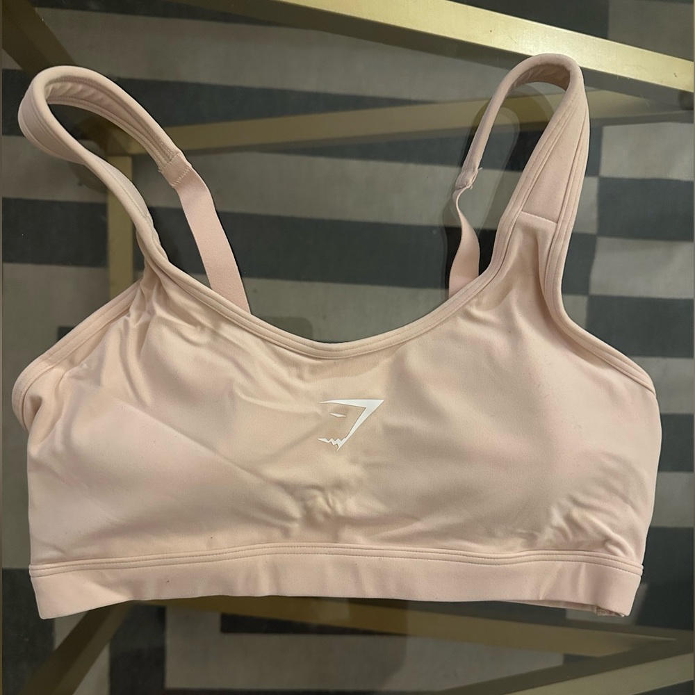 NEW ballerina pink GYMSHARK sports bra